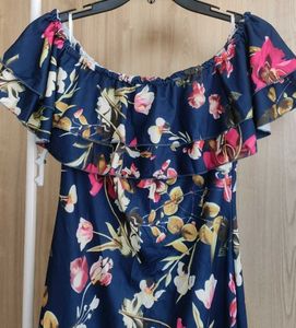 Brand New Shein Dress.. Ruffled off Should Dress