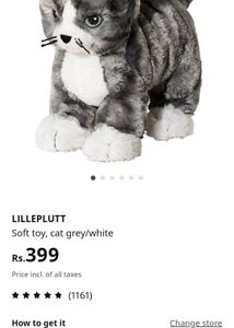 Combo Of IKEA Soft Cat And Kitten