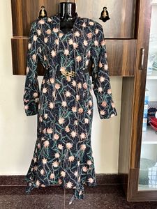 New Korean Floral Dress