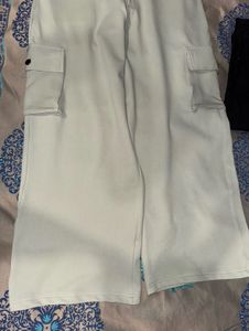 Iight Grey Cargo Pants For Women.
