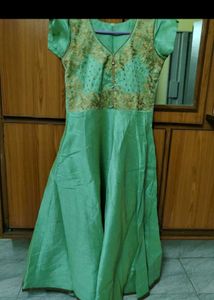 Elegant Green Ethnic Gown