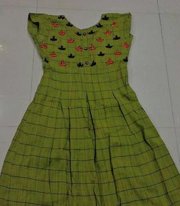Green Checkered Dress