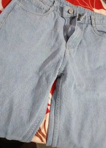 Wide Leg Light Wash Jeans