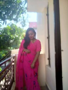 Pink Handmade Design Saree