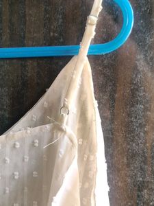 White Sheer Slip Dress