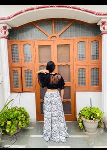 Cotton Embroiderd Long Skirt