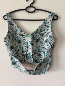 Floral Print Cropped Tank