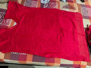 Red Satin Fabric