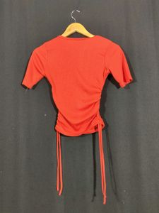 Orange Cropped Top ( Women)