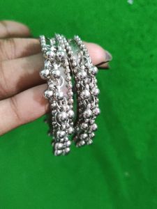 Oxidized Silver Earrings