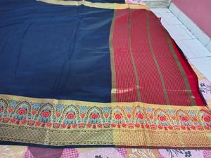 Beautiful New Unused Saree With Blouse Pc