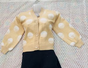 Cute Polka Dot Cardigan