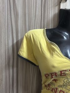 Yellow Graphic Tee