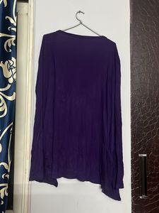 Purple Open Front shrug
