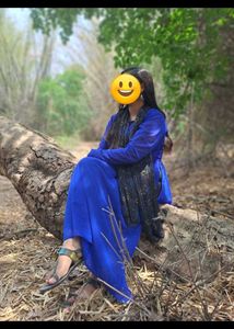 Blue Nayra Cut Kurta