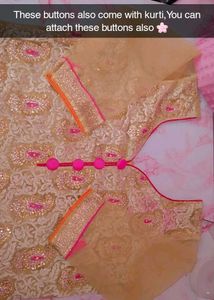 Elegant Golden heavy kurti✨️