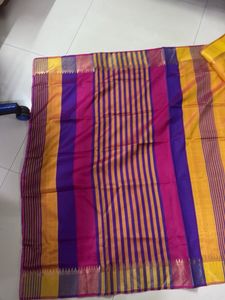 ElegantPure Silk Saree with Blouse  from Nalli