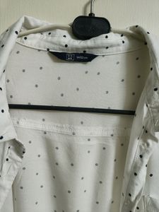 White Polka Dot Shirt