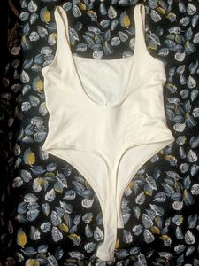 White Bodysuit Top