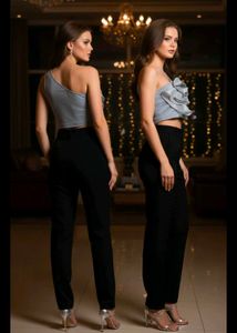 Chic One-Shoulder Crop Top for party's ✨🎐