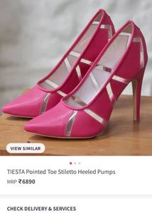 Tiesta Hot Pink Brand New Heels