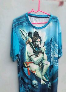 Lord Shiva Graphic Prented Tee