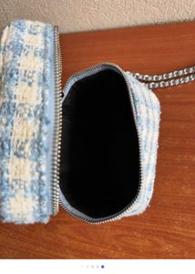 Chic Tweed mini Cube Bag