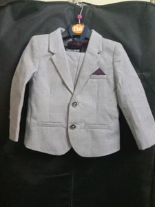 Grey Suit For Baby Boy 6 To 9 Months