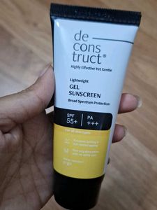 Deconstruct Sunscreen For Oily Skin