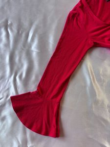 Forever21 Red Bodysuit