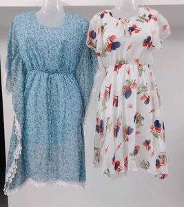 Polka Dot &amp; Embroidered Dress Bundle