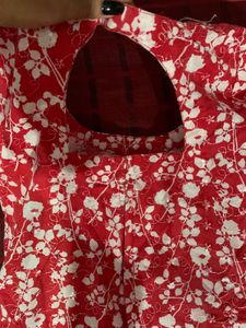 Floral Print Kurta