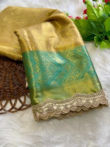 Elegant Banarasi Saree Inspired by Nita Ambani😍