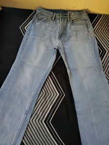 Light Wash Wide Leg Jeans