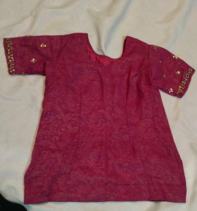 Pink Shimmer Embroidered Lehenga Choli