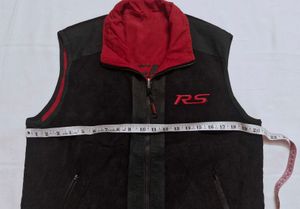 Reversible Vest Red &amp; Black Jacket