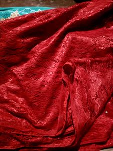 Stylish Red Saree