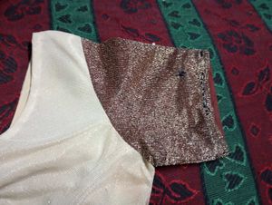 used Elegant back neck Blouse.