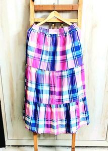 Long Printed Skirt Waist Size-30