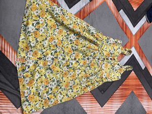 Floral Print Button-Down Sundress