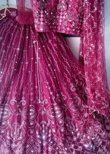 Maroon   Lehenga