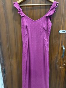 Purple Midi Dress
