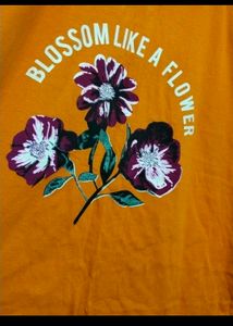 Orange T-shirt For Womens