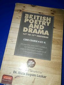 British Poetry And Drama