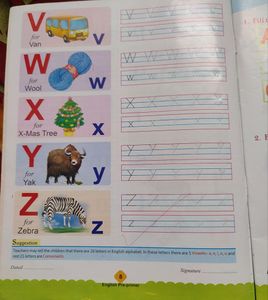 48 Pgs English Pre- Primer Textbook