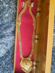 Gold Necklace with Gemstones