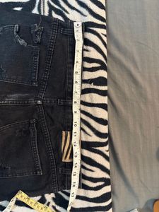 DENIM Ripped Shorts, Classy, Mini, Grey black Hot