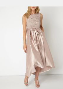 Christian Berg cocktail dress with sequin trim