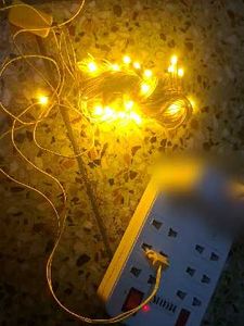 2 Pices 60 Miters Yellow Led fairy Lights