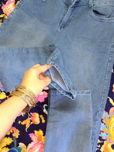 Light Wash Denim Jeans